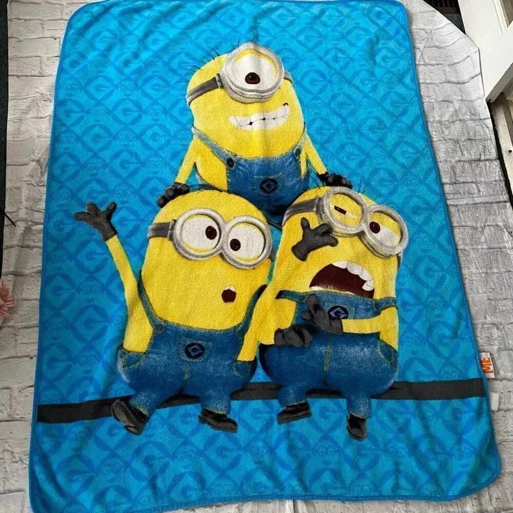 Minions, avengers and planes 3 fleece blanket bundle